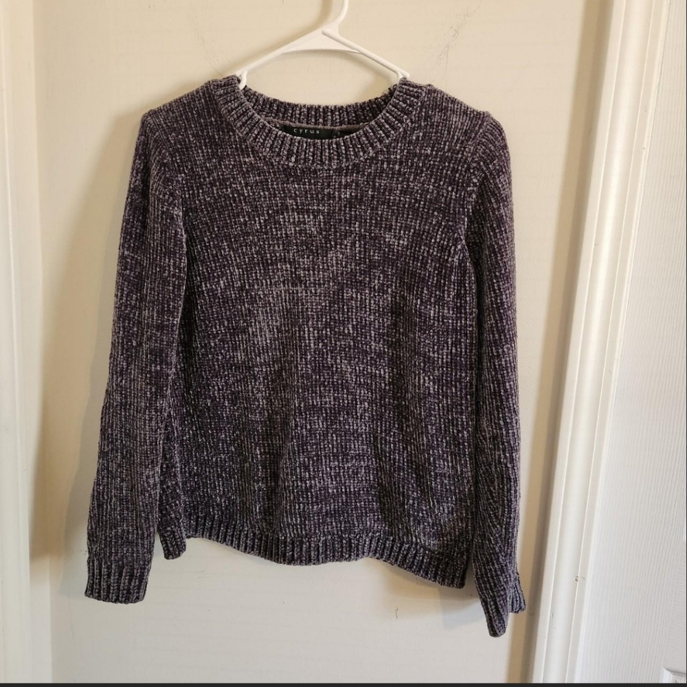 Cyrus Soft Knit Chenille Sweater Small #chenille